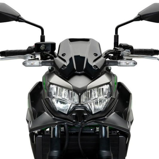 Alerón delantero Naked símil carbono Puig para Kawasaki Z650 '21-