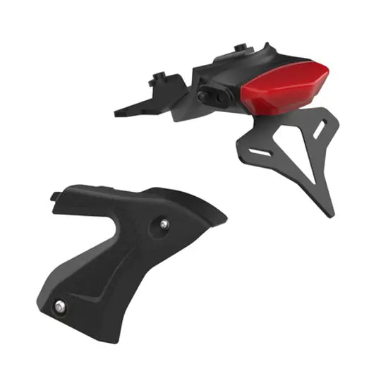 Portamatrículas con luz trasera roja Evotech Performance Triumph Trident 660 '21-