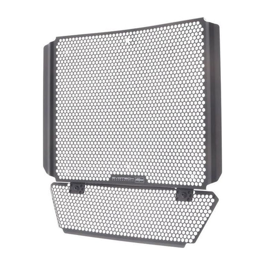 Conjunto de tapa de radiador/colector de escape negro Evotech Performance Aprilia RS660 '21-