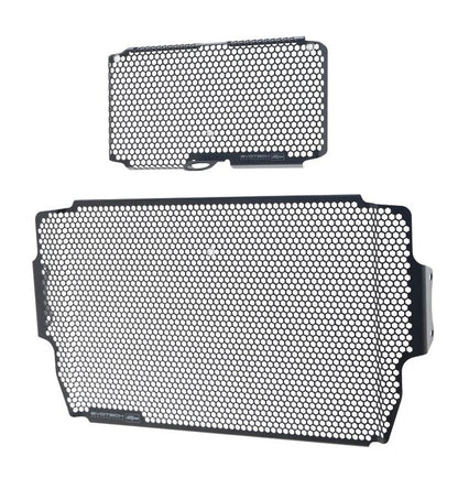 Juego de tapas de radiador/enfriador de aceite negro Evotech Performance Ducati Multistrada V2 '22-