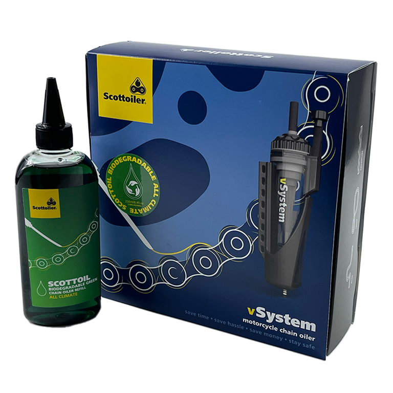 Sistema de lubricación de cadenas Scottoiler Bio oil