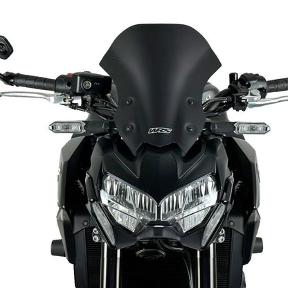 Parabrisas de repuesto modelo Touring WRS Kawasaki Z900 '20 - negro mate