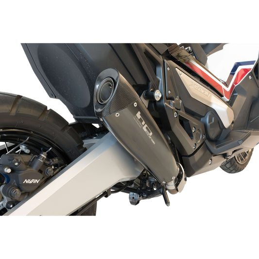 Escape HPCORSE EVOXTREME SLIP-ON de acero inoxidable negro satinado para Honda XADV 750 2017