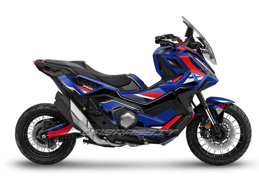 Kit gráfico completo para la X-ADV 750 (2025) – Edición Xtreme Line Black Light Red (XL-BLR)
