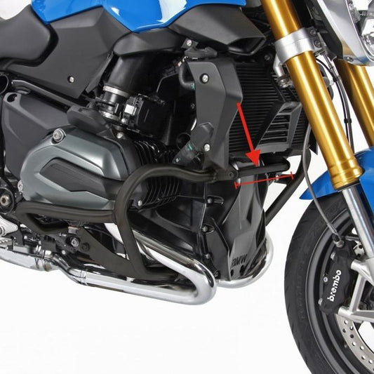 Soporte de conexión de la barra de protección antracita Hepco&amp;Becker BMW R1200GS LC '13-