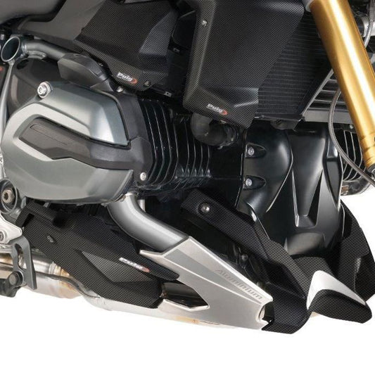 Alerón de motor S-line Puig símil carbono BMW R1200R/RS '15-'18