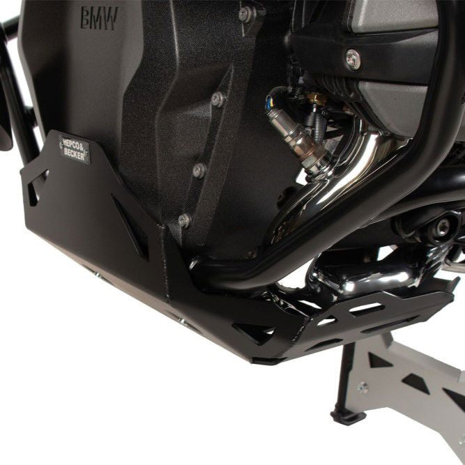 Placa de cárter de aluminio negro Hepco&amp;Becker BMW R1300GS '23-