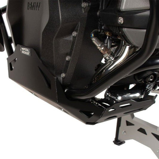 Placa de cárter de aluminio negro Hepco&amp;Becker BMW R1300GS '23-