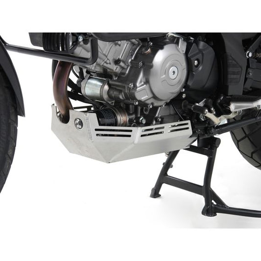 Placa de cárter de aluminio negro Hepco&amp;Becker Suzuki DL650 / XT '17-