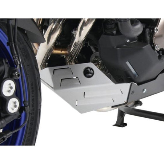 Tapa del cárter de aluminio negro/plata Hepco&amp;Becker Yamaha MT-09 Tracer / GT '18-'20