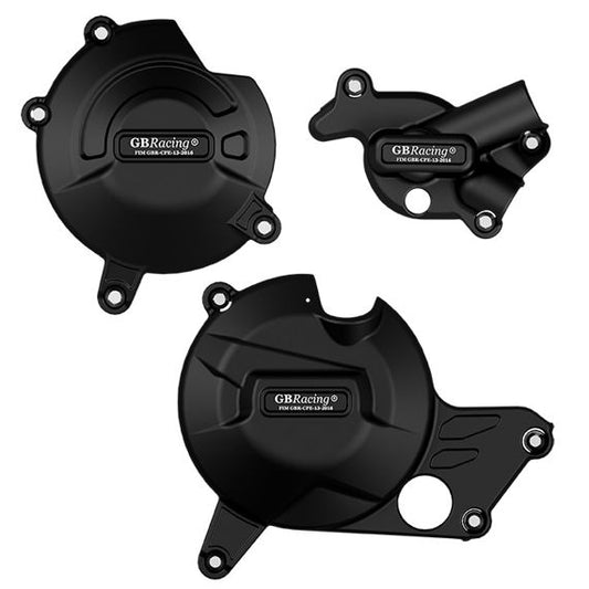 Juego de tapas de motor GB-Racing Suzuki SV650 '16- / DL650 '17- (embrague, alternador y bomba de agua)