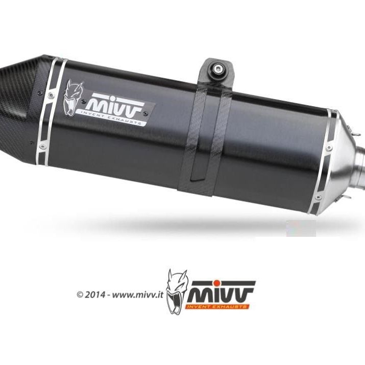 Silenciador MIVV Speed Edge de acero negro BMW R1200GS LC '13-