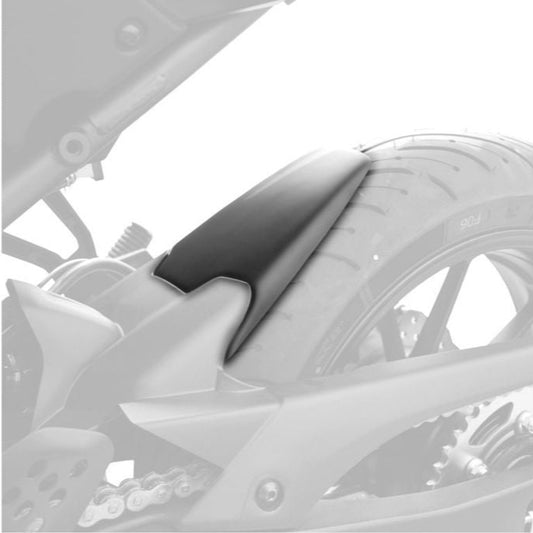 Extensión de guardabarros trasero negro mate para el guardabarros original Yamaha MT-07 '13-'17 / XSR700 '16-'21