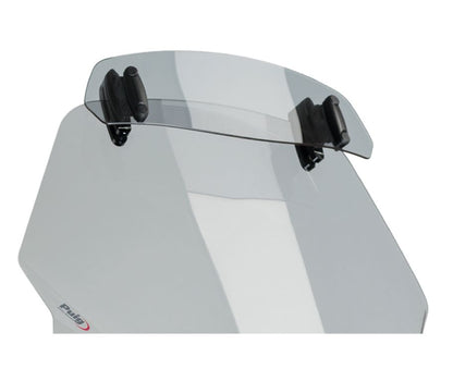 Ventana complementaria tintada oscura modelo Clip-On Puig (abrazaderas) 325x102mm