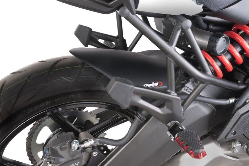 Guardabarros trasero Puig negro mate Kawasaki Versys 650 '07-