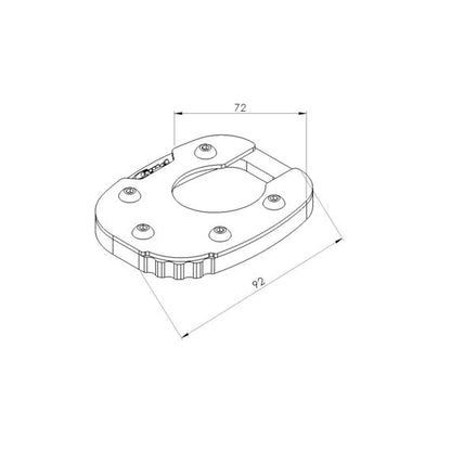 Extensor de caballete lateral Puig Honda NC750X / X-ADV '21-