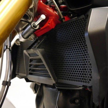 Cubierta del radiador negra Evotech Performance BMW R1200RS '15-18