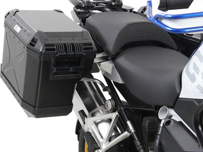 Juego de maletas recortadas Hepco&amp;Becker con portaequipajes y maletas negras para BMW R1250GS LC '18