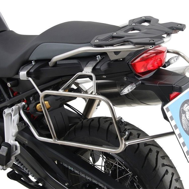 Portaequipajes de acero inoxidable para maletas laterales 'Cutout' Xplorer Hepco&amp;Becker BMW F850GS '18-23