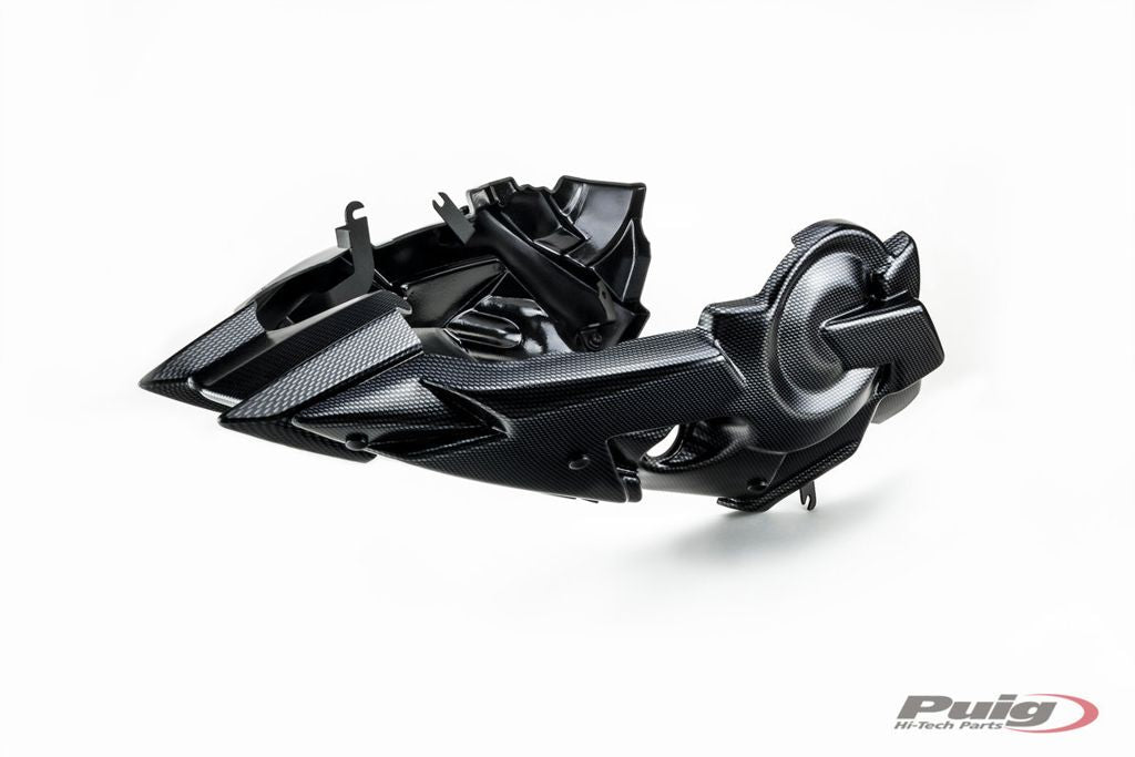 Alerón de motor S-line Puig símil carbono Yamaha MT-07 '14-20 / MT-07 Tracer '16-