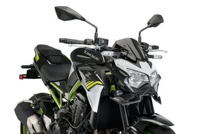 Alerón delantero Naked Negro Mate Puig para Kawasaki Z900 '20-