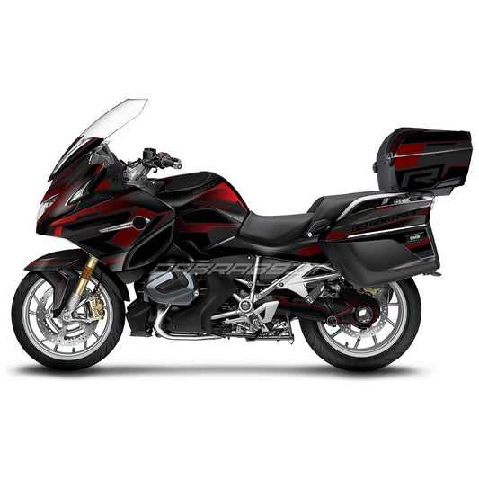 Pack de pegatinas BMW R 1200/1250 RT en rojo