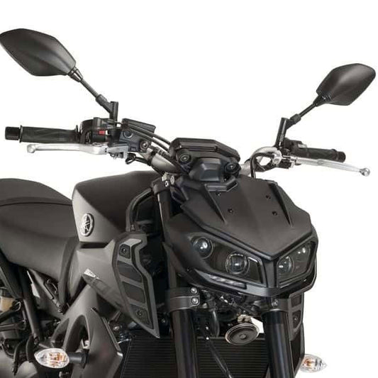 Tapa frontal negro mate Puig Yamaha MT-09/SP '17-