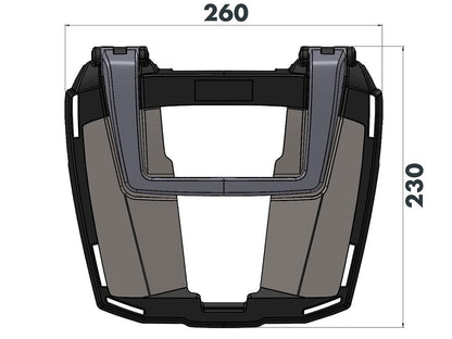 Portaequipajes superior Easyrack Hepco&amp;Becker BMW R1250RT '19-