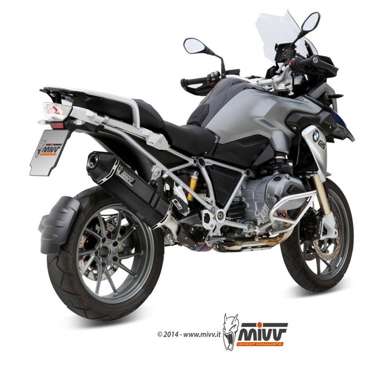 Silenciador MIVV Speed Edge de acero negro BMW R1200GS LC '13-