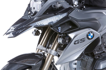 Faro auxiliar LED MicroFlooter BMW R1250GS '18 - negro Wunderlich