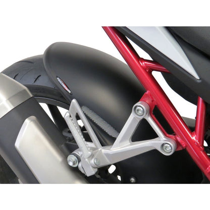 Guardabarros trasero sport-line negro mate con malla plateada Honda CB750 Hornet '23-