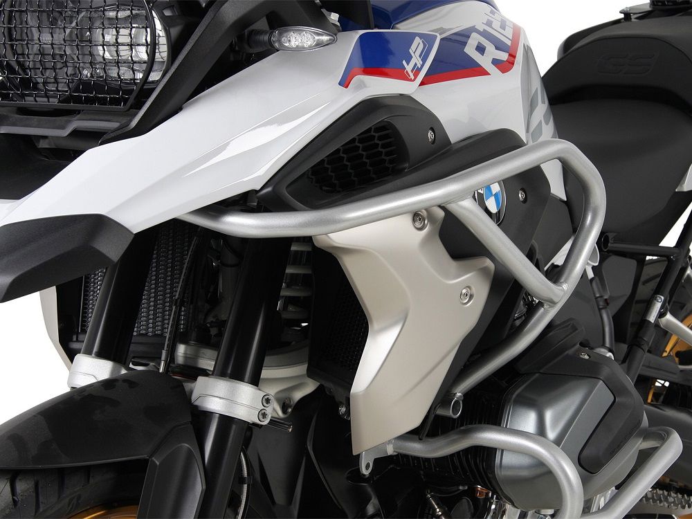 Barra de protección superior plateada Hepco&amp;Becker BMW R1250GS LC '18-23