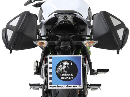 Portaequipajes C-Bow negro Hepco&amp;Becker Kawasaki Z650 '17-