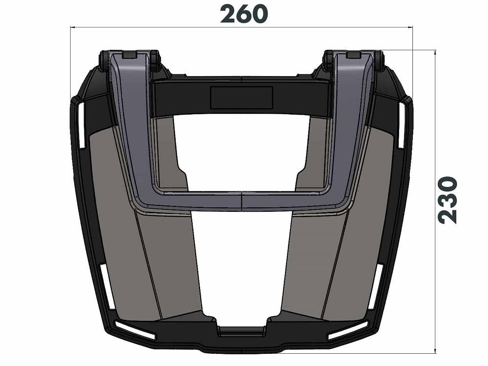 Portaequipajes superior negro Easyrack Hepco&amp;Becker BMW S1000XR '20-23