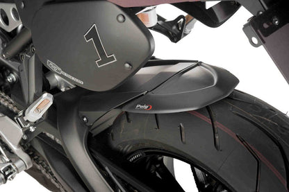 Extensión de guardabarros trasero Puig, negro mate, para el guardabarros original Kawasaki Versys 1000 '19-