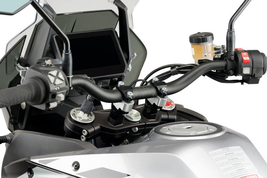 Elevadores de manillar 30mm plata Puig BMW R1200GS / R1250GS / Adventure