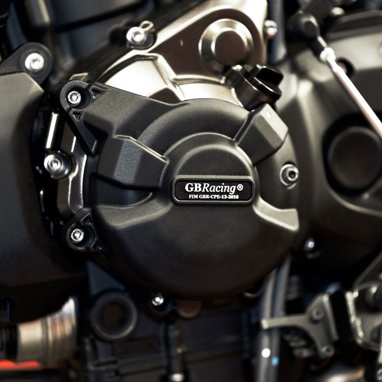 Juego de tapas de motor GB-Racing para Yamaha MT-07 / Tracer / XSR700 /R6 (tapa de embrague y alternador)