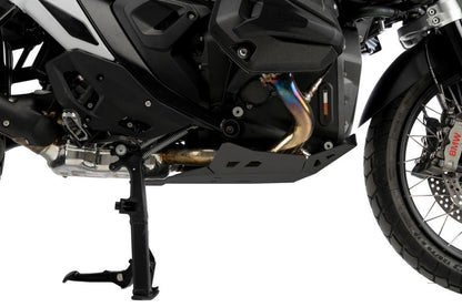 Placa de cárter de aluminio negro Puig BMW R1300GS '23-