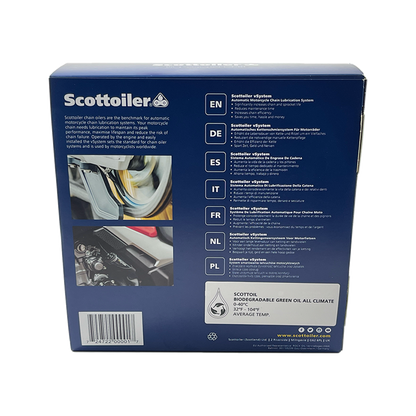 Sistema de lubricación de cadenas Scottoiler Bio oil