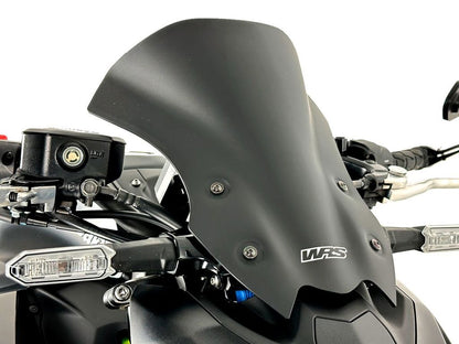 Parabrisas de repuesto modelo Touring WRS Kawasaki Z900 '20 - negro mate