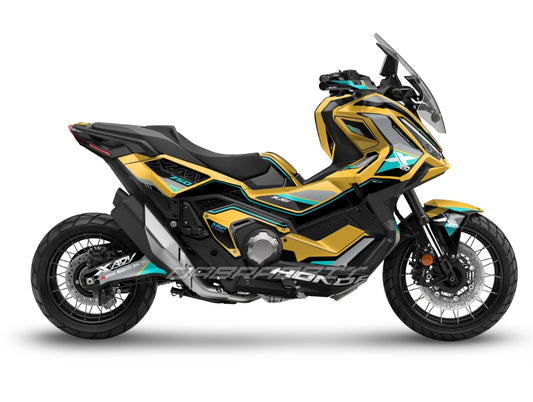 Kit gráfico completo para la X-ADV 750 (2025) – Edición XL Amarilla (XL-Y)