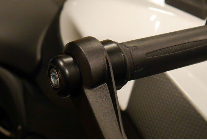 Amortiguadores de vibraciones (juego) negros Evotech Performance BMW R1250GS LC '18-23