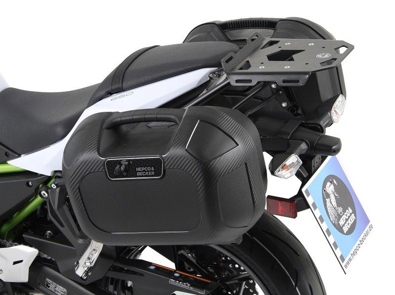Portaequipajes C-Bow negro Hepco&amp;Becker Kawasaki Z650 '17-
