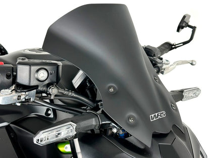 Parabrisas de repuesto modelo Touring WRS Kawasaki Z900 '20 - negro mate