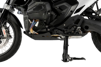 Placa de cárter de aluminio negro Puig BMW R1300GS '23-