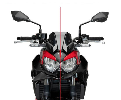 Alerón delantero Naked símil carbono Puig para Kawasaki Z650 '21-
