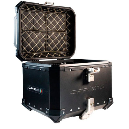Baúl superior ALPI-TECH 35L negro con placa de montaje universal