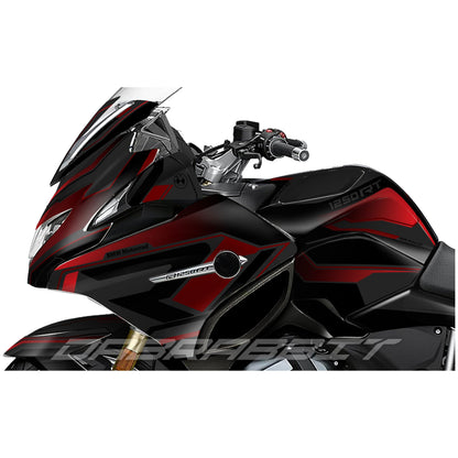 Pack de pegatinas BMW R 1200/1250 RT en rojo