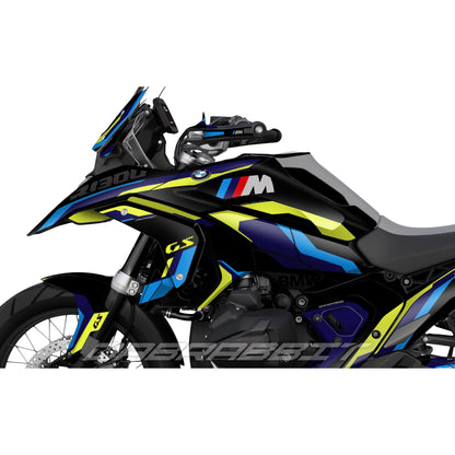 Pack de pegatinas azules para BMW R1300GS M