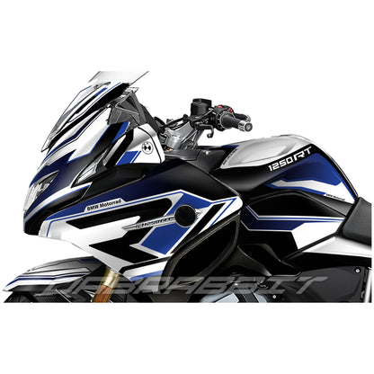 Juego de pegatinas para BMW R 1200/1250 RT en azul W